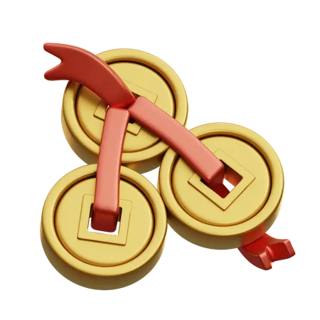 Lucky Coins  3D Icon