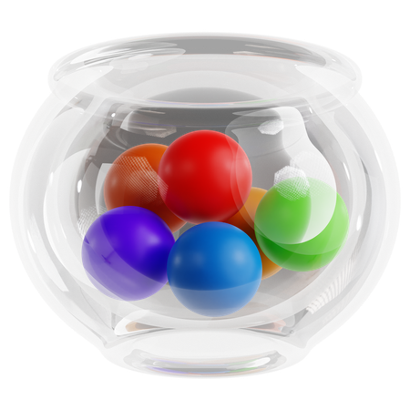 Lucky Draw Bowl  3D Icon