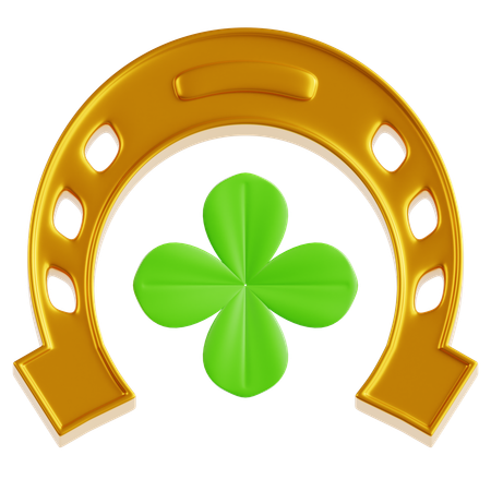 Lucky Horseshoe  3D Icon