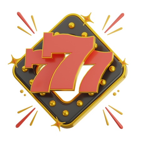 Lucky Seven  3D Icon