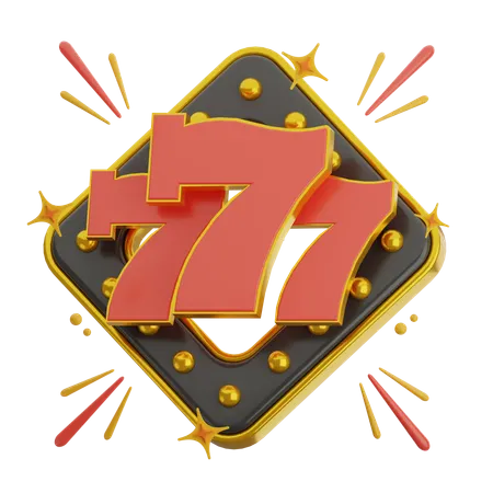 Lucky Seven  3D Icon
