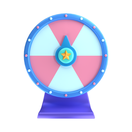 Lucky Wheel  3D Icon
