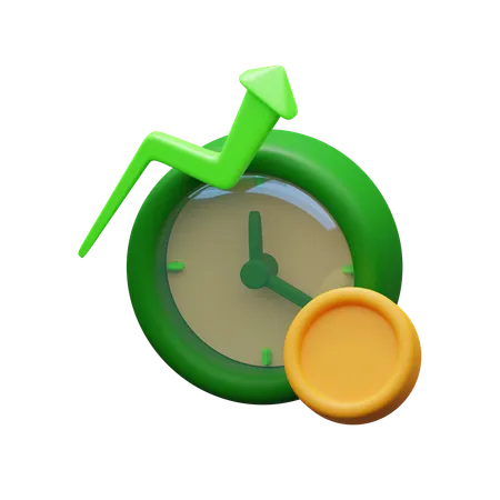 Lucro  3D Icon