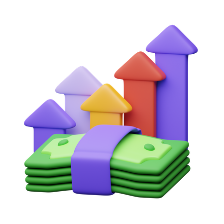 Lucro  3D Icon