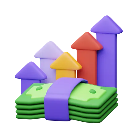 Lucro  3D Icon