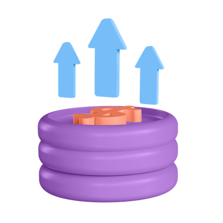 Lucro  3D Illustration