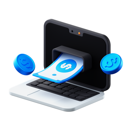 Lucro Empresarial 2  3D Icon