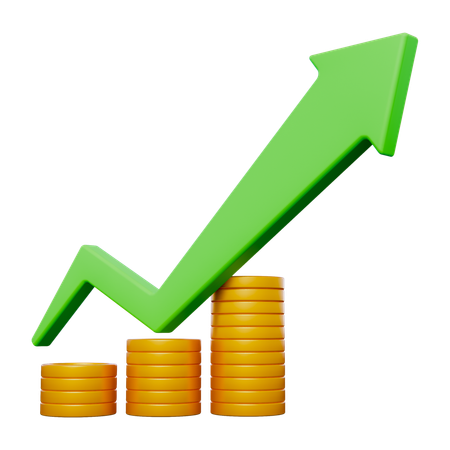 Lucro empresarial  3D Icon