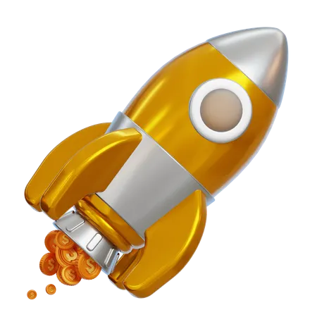 Lucro inicial  3D Icon