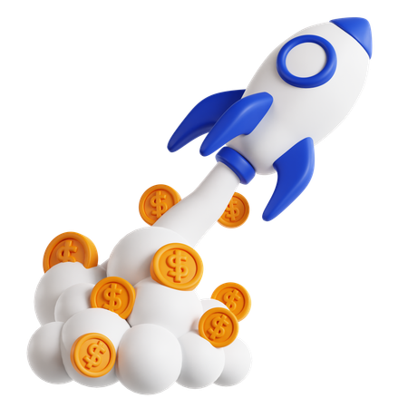 Lucro inicial  3D Icon