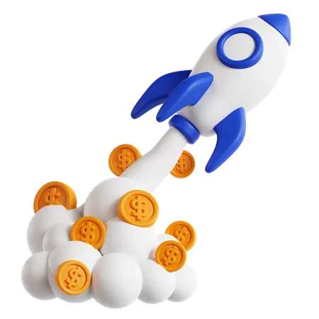 Lucro inicial  3D Icon