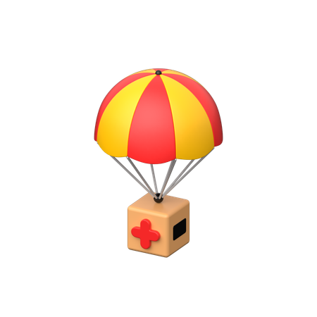 Luftabwurf  3D Icon