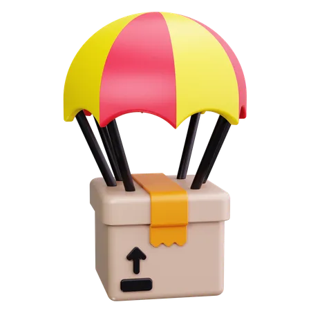 Luftabwurf  3D Icon