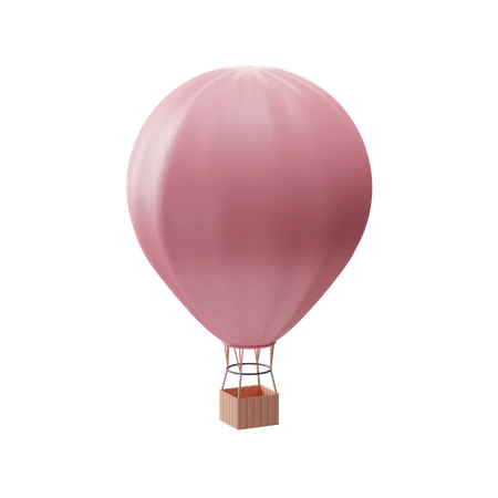 Heißluftballon  3D Illustration