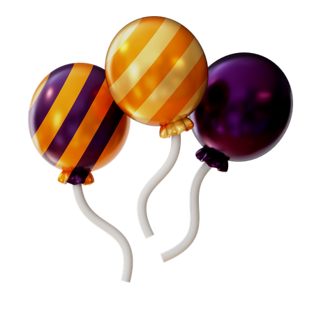 Luftballons  3D Icon