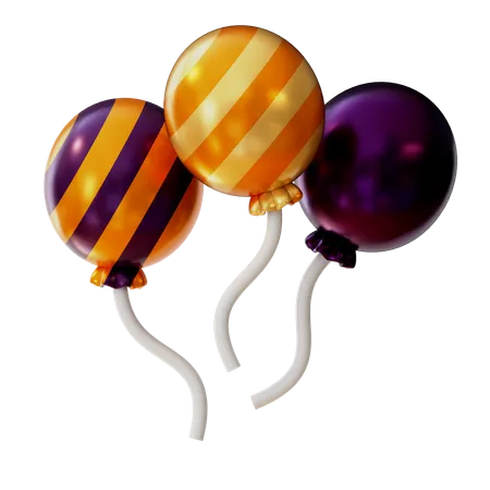 Luftballons  3D Icon