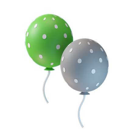 Luftballons  3D Icon