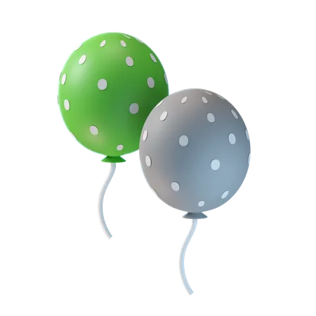 Luftballons  3D Icon