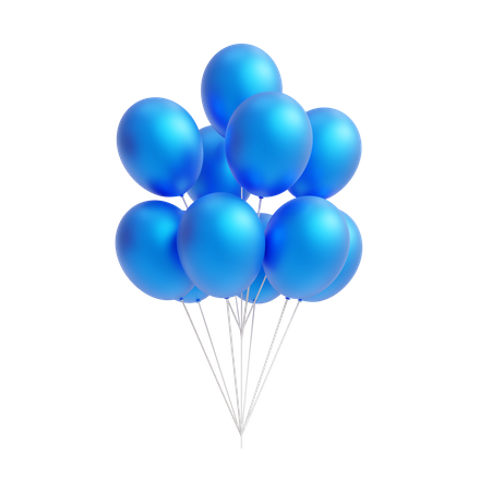 Luftballons  3D Icon