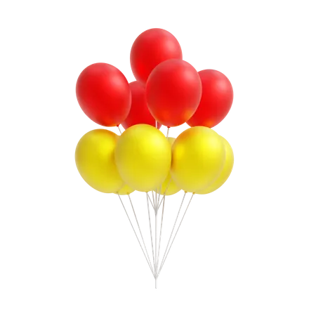 Luftballons  3D Icon