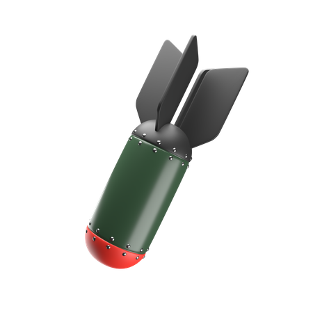 Luftbombe  3D Icon