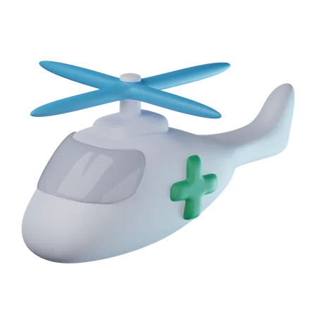 Rettungshubschrauber  3D Icon