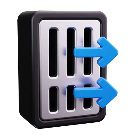 Luftstromdesign  3D Icon