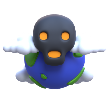 Luftverschmutzung  3D Icon