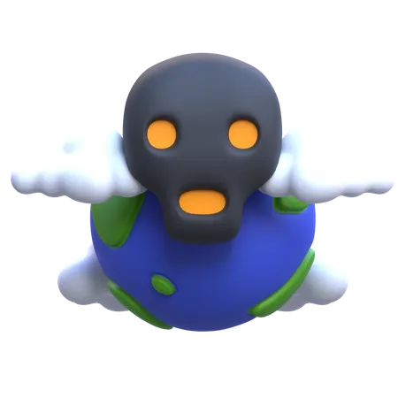 Luftverschmutzung  3D Icon