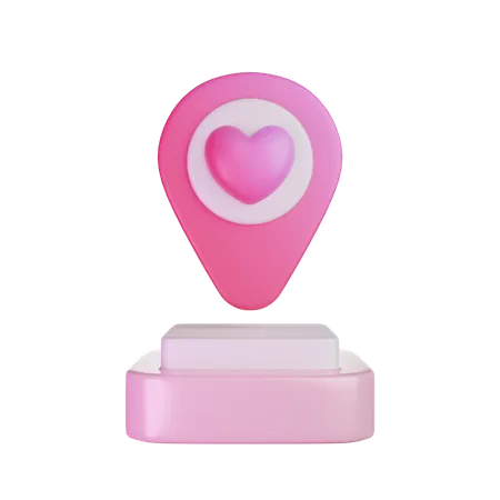 Lugar de amor  3D Icon