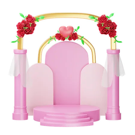 Lugar de la boda  3D Icon