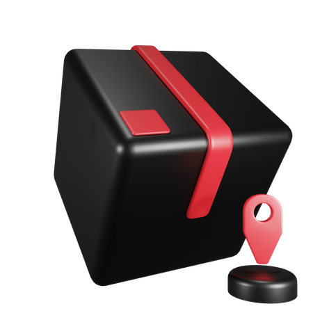 Lugar de entrega  3D Icon
