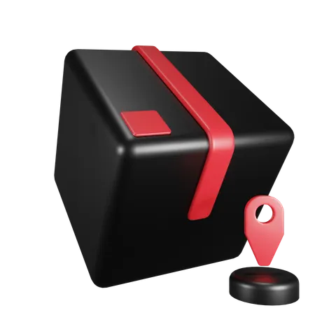 Lugar de entrega  3D Icon