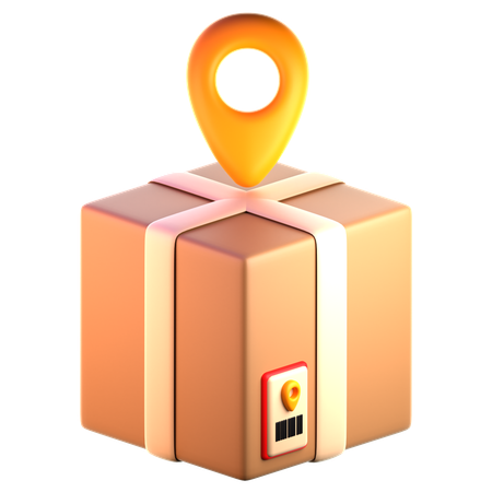 Lugar de entrega  3D Icon