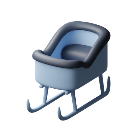 Une luge  3D Icon