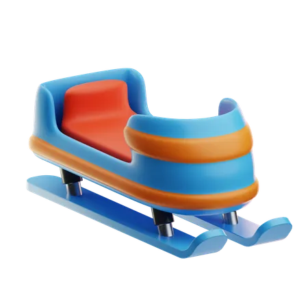 Une luge  3D Icon