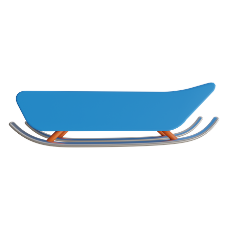 Une luge  3D Icon