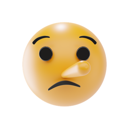 Lügendes Gesicht Emoji  3D Icon