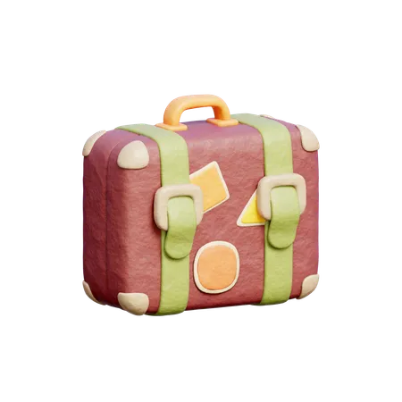 3 D Luggage Travel Tourism Elements Holiday Vacation 3D Icon