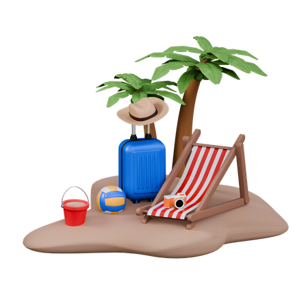 Luggage  3D Icon