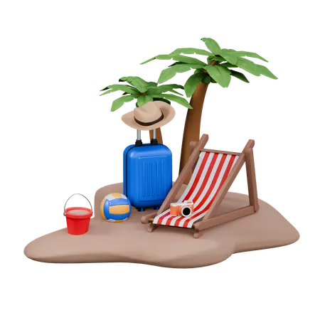 Luggage  3D Icon