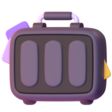 Luggage 3D Icon