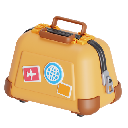 Luggage bag  3D Icon