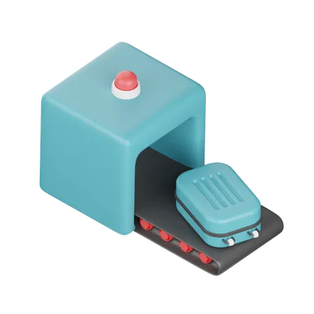 Luggage Conveyor  3D Icon