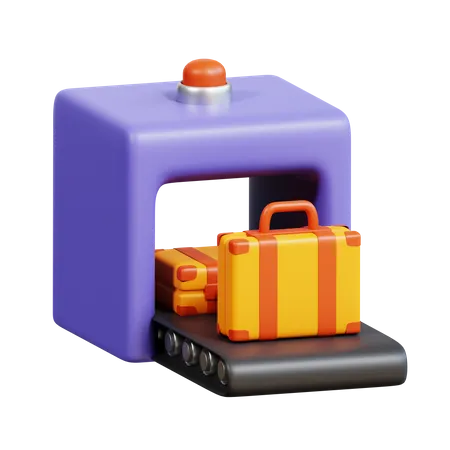 Luggage Conveyor  3D Icon