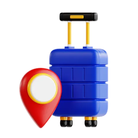 Luggage Location  3D Icon