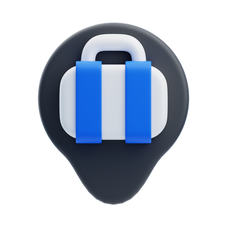 Luggage Location  3D Icon