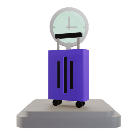 Luggage Scale  3D Icon