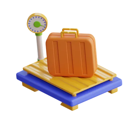 Luggage Scale  3D Icon