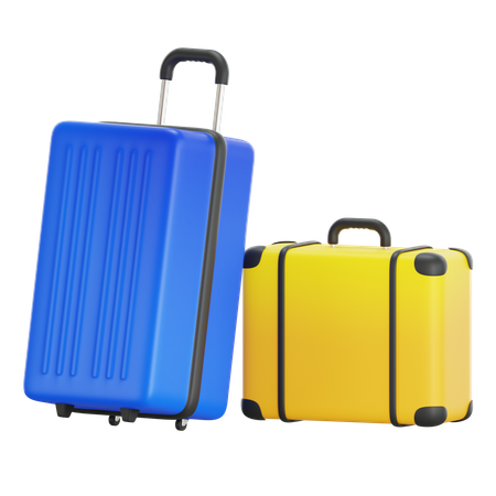 Luggage Suitcase  3D Icon